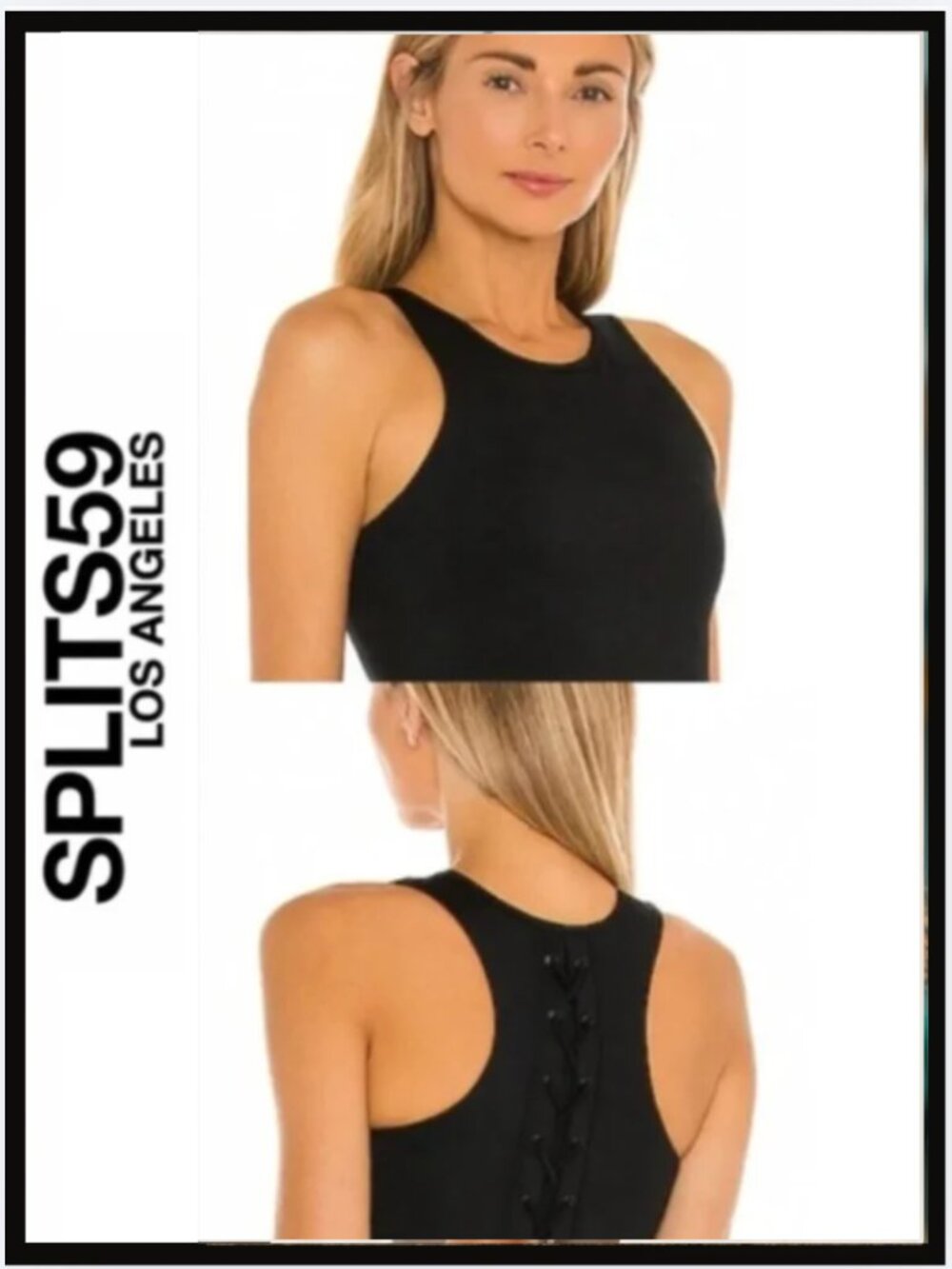 SPLITS59 Glenda Sport Bra In Black XS